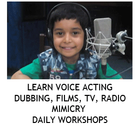 Learn Voice Over in Delhi, Daily Training Workshops Call for Voice Artist Audtions Free!